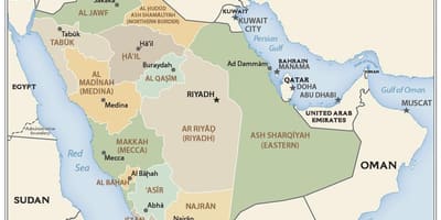 Qassim Arábia saudita mapa