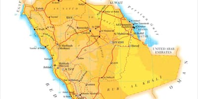 Dammam KSA mapa
