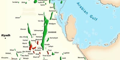 Mapa de manifa Arábia saudita
