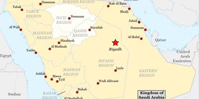 Mapa de najran Arábia saudita