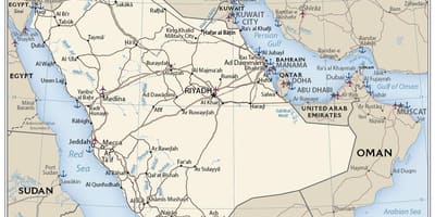 Mapa de shoaiba Arábia saudita